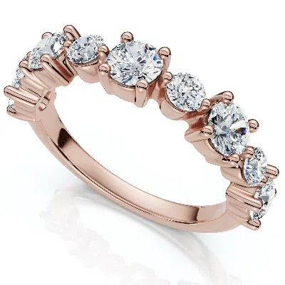 Pompeii3 1ct Sylvia Diamond Anniversary Stackable Ring Gold Lab Grown