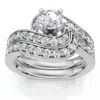 Pompeii3 1ct Tw Diamond Engagement Wedding Ring Set 14k Or Platinum Gold Lab Grown