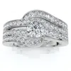 Pompeii3 1ct Tw Diamond Engagement Wedding Ring Set Lab Grown In Multi