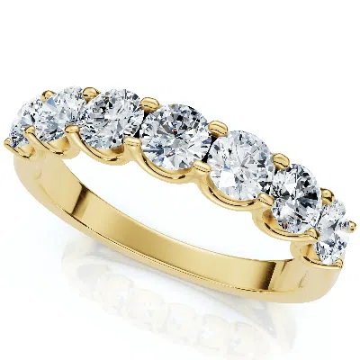Pompeii3 1ct Tw Diamond U Prong 7-stone Wedding Ring 14k Gold Or Platinum Lab Grown