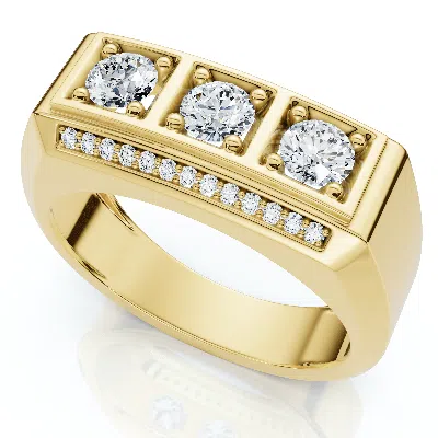 Pompeii3 1ct Tw Men's Diamond Ring Lab Grown 14k Gold Or Platinum