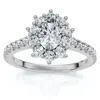 Pompeii3 1ct Tw Oval Halo Diamond Engagement Ring 14k Gold Or Platinum Lab Grown