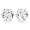 Pompeii3 1ct Tw Sylvie Round Diamond Studs 14k Gold Lab Grown