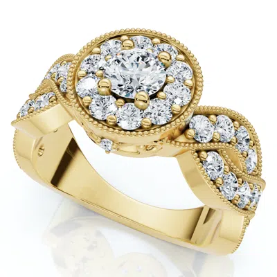 Pompeii3 1ct Tw Wendy Diamond Engagement Ring 10k Gold Lab Grown