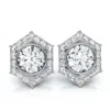 Pompeii3 2 1/2ct Sally Diamond Earrings 14k Gold Lab Grown Ef/vs In Metallic