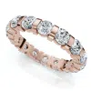 Pompeii3 2 1/3ct Bar Set Diamond Lab Grown Eternity Ring 14k Gold In Multi