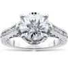 Pompeii3 2 1/3ct Diamond Engagement Ring Solitaire Vintage Antique Unique Design 14k Wg In Multi