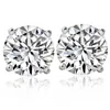 Pompeii3 2 1/4 Ct T. W. Certified Diamond Studs Lab Grown 14k White Gold In Multi