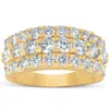 Pompeii3 2 3/4 Ct Diamond Anniversary Ring Ex3 Lab Grown 14k Yellow Gold In Multi