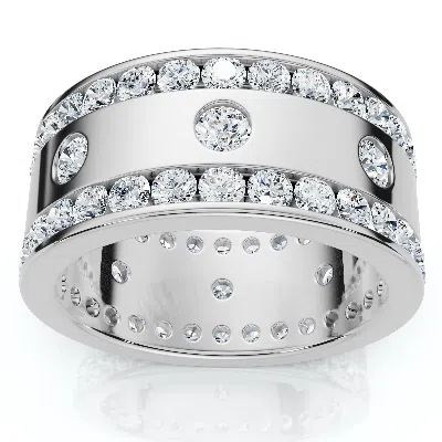 Pompeii3 2 3/4ct Men's Diamond Ring In 14k Gold Lab Grown