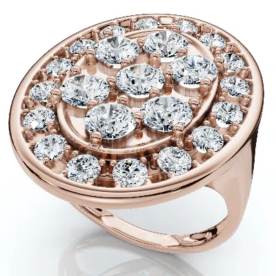 Pompeii3 2 5/8ct Diamond Statement 10k Gold Ring Lab Grown