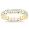 Pompeii3 2 Ct Lab Grown Diamond Eternity Ring Womens Wedding Band 14k Yellow Gold In Multi