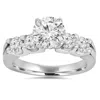 Pompeii3 2.30ct Round Solitaire Diamond Engagement Ring 14k White Gold Lab Grown In Silver