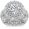 Pompeii3 26ct Tw Diamond & Moissanite Engagement Ring In 14k Gold Lab Grown In Multi