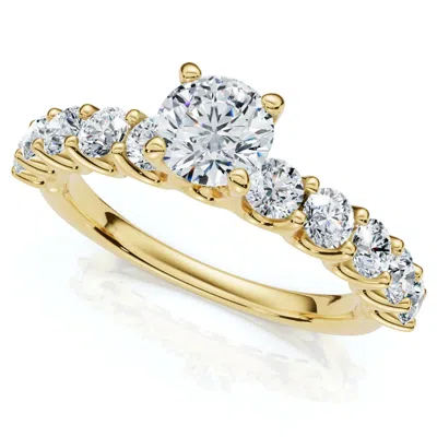 Pompeii3 2ct Diamond Engagement Ring 14k Gold Lab Grown In Multi