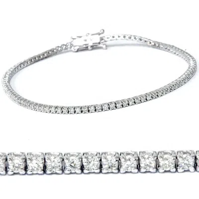 Pompeii3 2ct Diamond Tennis Bracelet 14k White Gold 7" In Neutral