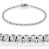 Pompeii3 2ct Tw Lab Grown Round Brilliant Cut Diamond Tennis Bracelet 14k White Gold 7" In Silver