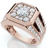 Pompeii3 2ct Men's Diamond Ring 10k Gold Lab Grown