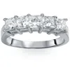 Pompeii3 2ct Princess Cut Diamond Wedding Anniversary Ring Womens Band 14k White Gold In Multi