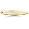 Pompeii3 2mm Dome High Polished Wedding Band 14k Yellow Gold Size Selectable In Gold