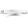 Pompeii3 2mm Flat High Polished Wedding Band 10k White Gold Size Selectable In Multi