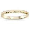 Pompeii3 2mm Hammered 14k Yellow Gold Band In Multi