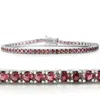 Pompeii3 3 1/2ct Ruby Tennis Bracelet 14k White Gold 7" In Multi