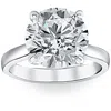POMPEII3 3 CT DIAMOND SOLITAIRE LAB GROWN ENGAGEMENT RING IN 14K WHITE GOLD