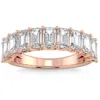 Pompeii3 3.60ct Emerald Diamond Diamond Wedding Anniversary Ring 14k Gold Lab Grown In Multi