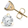 Pompeii3 3/4 Ct Tdw Diamond 3-prong Martni Studs In Multi