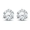 Pompeii3 3/4 Ct Tdw Diamond 3-prong Martni Studs In Silver
