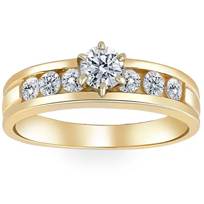 Pompeii3 3/4ct Diamond Engagement Ring 14k Yellow Gold In Multi