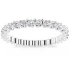 Pompeii3 3/4ct Diamond Eternity Ring 14k White Gold U Prong In Multi