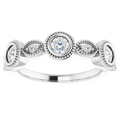 Pompeii3 3/4ct Diamond Wedding Ring Anniversary Band In White Or Yellow Gold In Silver