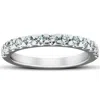 Pompeii3 3/4ct Diamond Wedding Womens Ring Anniversary Stackable Band 14k White Gold In Multi