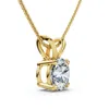 Pompeii3 3/4ct Solitaire Diamond Pendant 14k Gold Women's Necklace Lab Grown Ef/vs In Gold
