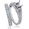 Pompeii3 3/4ct Vintage Diamond Ring Heirloom Filigree Set 14k White Gold In Multi