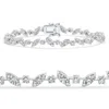 Pompeii3 3.70ct 14k White Gold Diamond Tennis Bracelet 7" Lab Grown In Multi