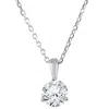 Pompeii3 3/8 Ct Solitaire Lab Grown Diamond Pendant Available In 14k And Platinum In White