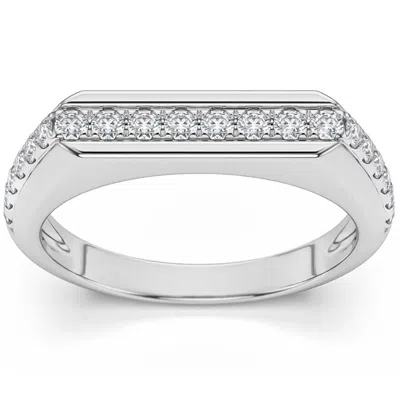 Pompeii3 3/8ct Diamond Ring In 10k White, Yellow, Or Rose Gold In Silver