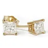 Shop Pompeii3 3/8ct Diamond Studs 14k Yellow Gold In Silver