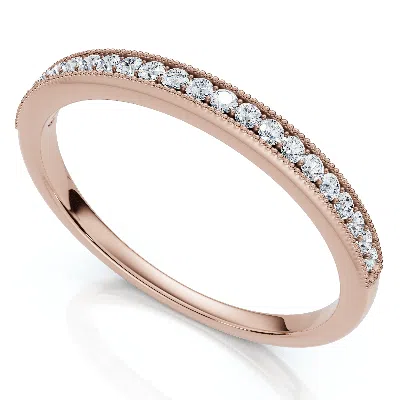 Pompeii3 3/8thct Diamond Sephora Stackable Wedding Anniversary Ring 10k Gold Lab Grown In Multi