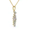 Pompeii3 .3ct Cascading Diamond Pendant 14k Gold Lab Grown