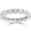 Pompeii3 3ct Diamond Eternity Wedding Ring Lab Grown Diamonds 14k White Gold In Multi