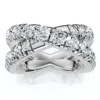 Pompeii3 3ct Diamond Heavy Crossover Right Hand Ring 14k Gold Or Platinum Lab Grown In Multi