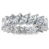 Pompeii3 3ct Marquise Diamond Eternity Ring 14k Gold Lab Grown In Multi