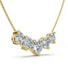 Pompeii3 3ct Silvie Diamond Necklace 14k Gold 18" Lab Grown Ef/vs In Gold