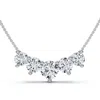 Pompeii3 3ct Silvie Diamond Necklace 14k Gold 18" Lab Grown Ef/vs In Metallic