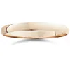 Pompeii3 3mm Dome High Polished Wedding Band 14k Rose Gold Size Selectable In Multi