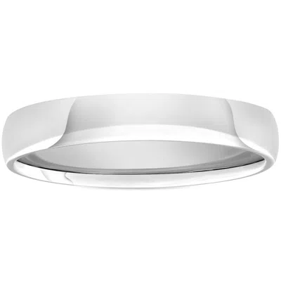 Pompeii3 3mm Plain High Polished Wedding Band 950 Platinum Size Selectable In Multi